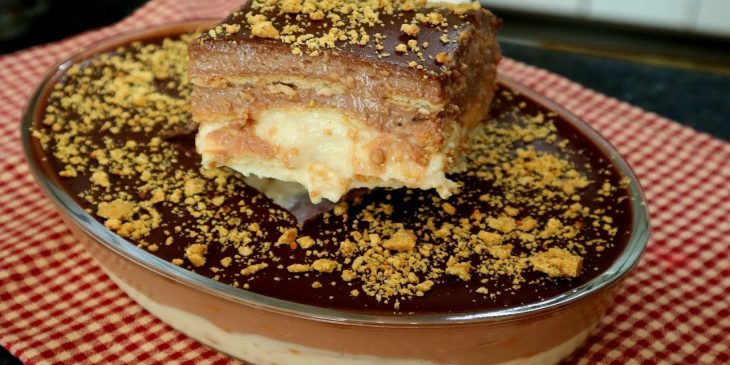 Pavê de amendoim com chocolate para quem ama receita doce se apaixonar por ela