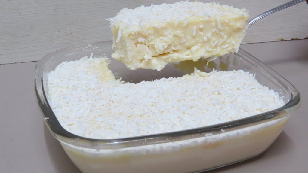 Sobremesa de coco para quem ama um docinho cheio de praticidade