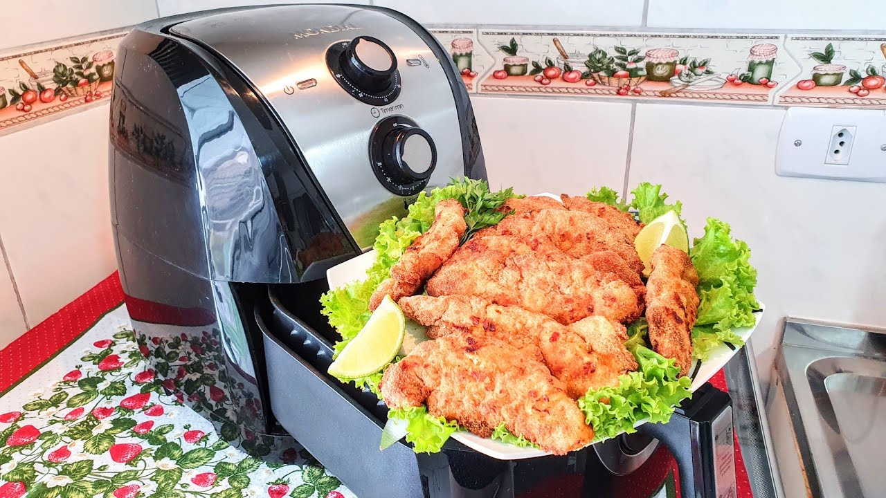 Como fazer bife de frango na airfryer?