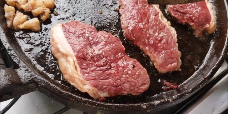 Picanha na frigideira para quem não abre mão de uma carne rápida @essiarantes