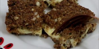 Quibe recheado com queijo