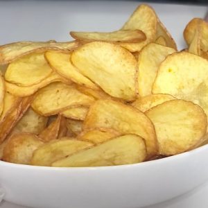 Chips de pera na airfryer tão sequinha e tão gostosa (super fácil)
