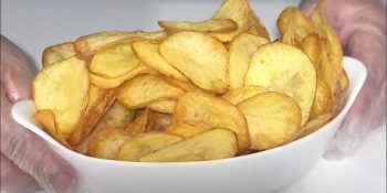 Chips de pera na airfryer