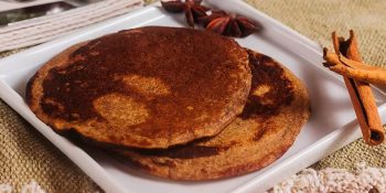 Panqueca de aveia com canela