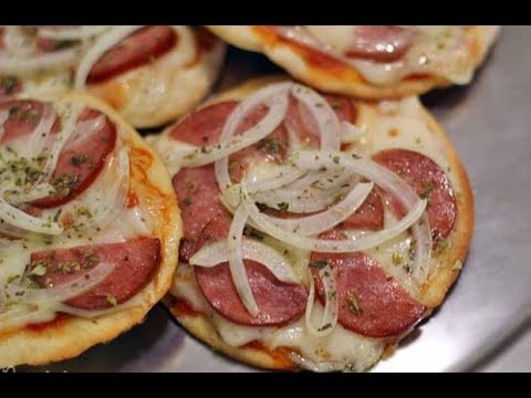 pizza de frigideira de calabresa receita