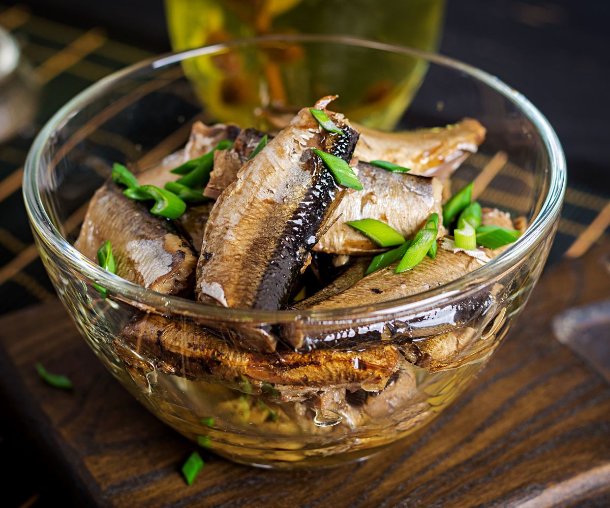 sardinha na panela de pressão