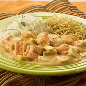 Estrogonofe de peixe uma delícia e bem diferentão para o almoço ser divino @anamaria