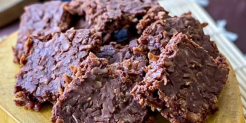 Cocada de chocolate de corte