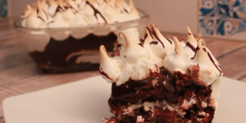 Lasanha de chocolate