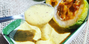 Mousse de maracujá zero lactose