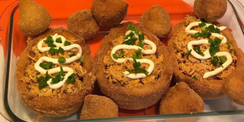 Ovo de páscoa de coxinha
