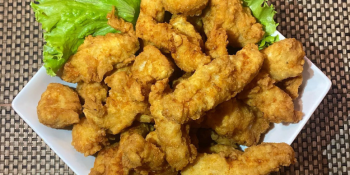 Petisco de frango empanado