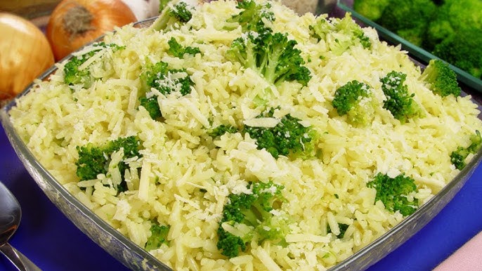 @paraísodosabor preparou este perfeito arroz com brócolis