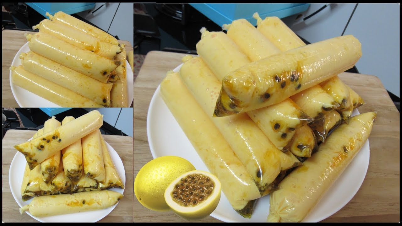 Geladinho de maracujá receita sensação dos dias quentes para todo mundo amar@dabyreceitas