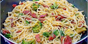 macarrão com brócolis