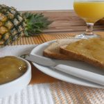Geleia de abacaxi com gengibre para acompanhar aquela torradinha sequinha @culinariamarilene