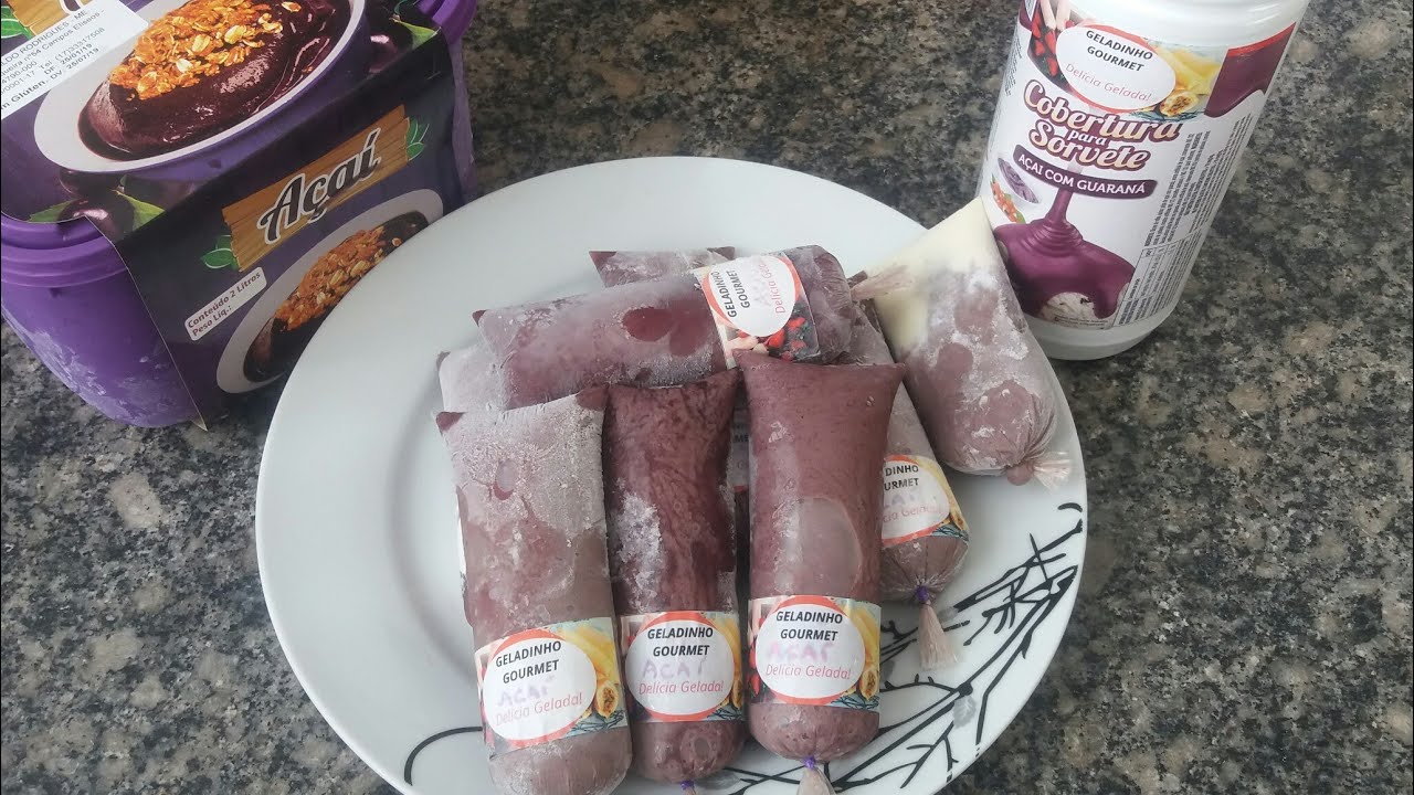 @aprendendoeensinando ensinou o modo de preparo deste maravilhoso geladinho de açaí