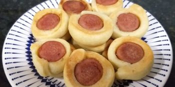 petisco de salsicha