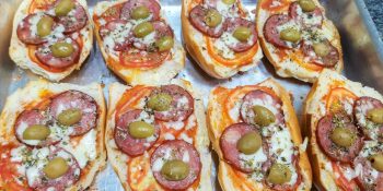Pizza de pão francês