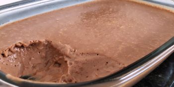 Mousse de chocolate sem lactose