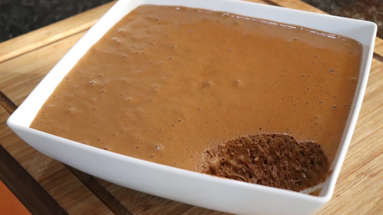 @momentosdocesesalgados preparou esse mousse de chocolate sem lactose aerado do jeito que a gente gosta