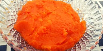 Purê low carb de abóbora
