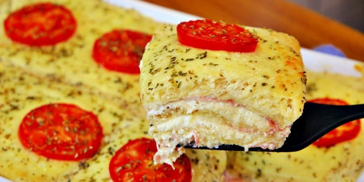 Lanchão de forno aquela comidinha rápida e deliciosa que todo mundo ama provar @receitasdopai