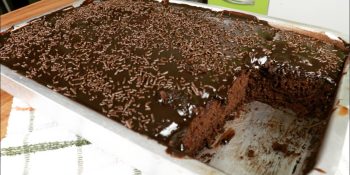Bolo de chocolate sem lactose