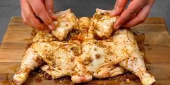Frango com capim limão