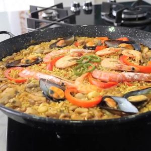 Como fazer paella do modo mais simples pra ficar com água na boca @spainfood