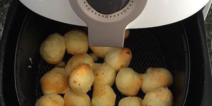 Receita de pão de queijo congelado na airfyer