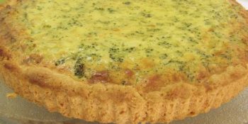 quiche cremoso de brócolis