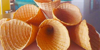 Casquinha de sorvete caseira