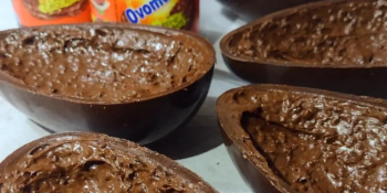Ovo trufado de Ovomaltine