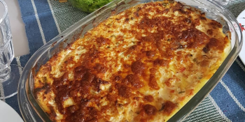 Torta de bacalhau para Páscoa