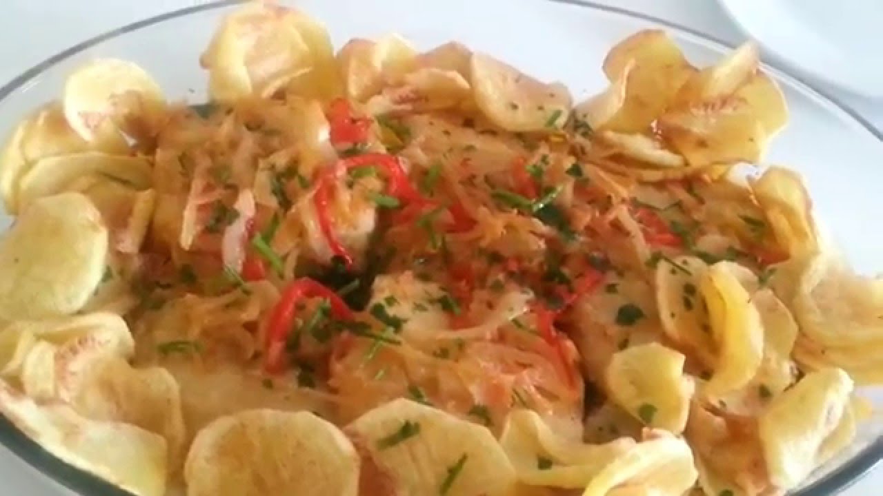 @anacozinha preparou esse bacalhau com cebola