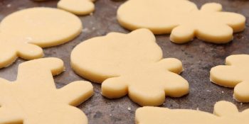 biscoitos em formato de coelho