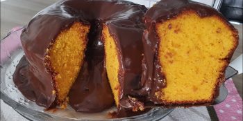 bolo de cenoura para Páscoa