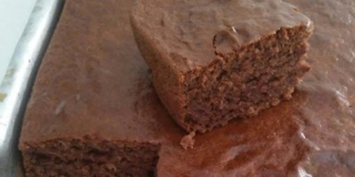 Receita de brownie sem ovo barato para fazer fim de mês