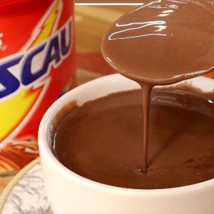 Como fazer chocolate quente com Nescau simples: receita fácil @receitasdopai