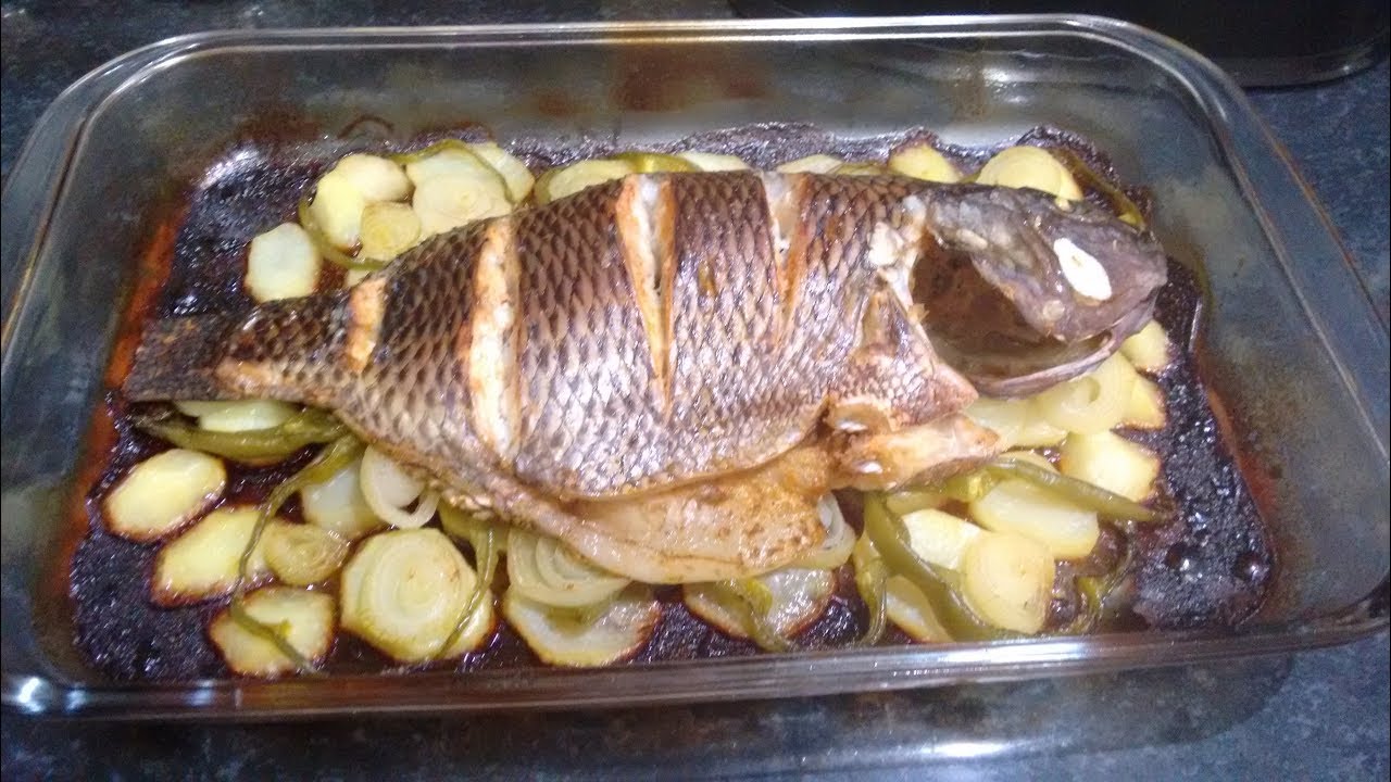 @receitasdajuliana preparou esta deliciosa receita de tambaqui assado no forno simples