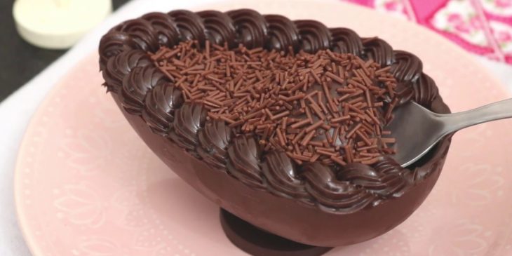 Receita de ovos de páscoa de brigadeiro bem chocolatudo impossível não amar @flordefarinha