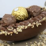 Receita de ovo de páscoa Ferrero Rocher caseiro trufado bem fácil @brunacozinha