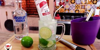 caipirinha com vodka