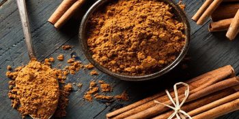 chá de canela em pó