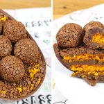 ovo de páscoa de bolo de cenoura