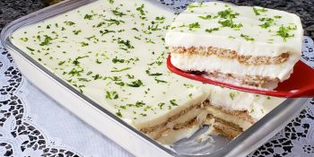 pavê de biscoito maizena simples