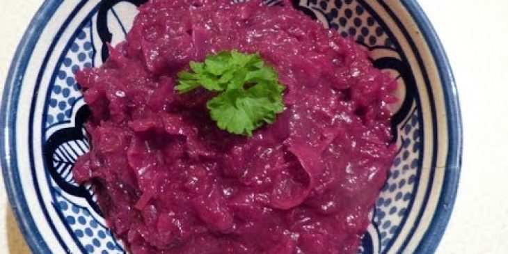 Como fazer purê de repolho roxo (Rotkraut)? Receita fácil e típica tradicional