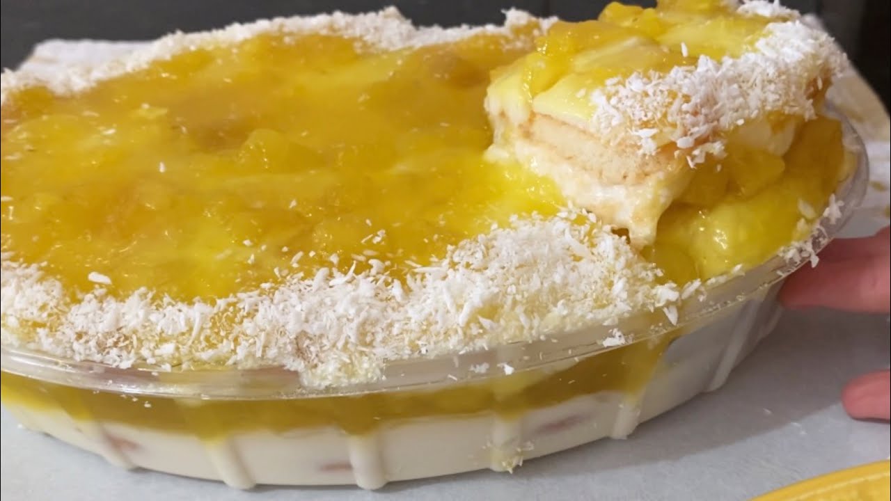 torta de abacaxi com calda geladinho e fácil @confeitandocomdanielabolos