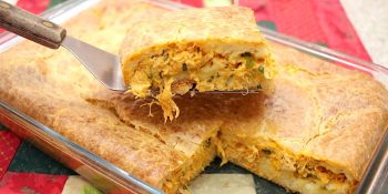 torta de frango com catupiry